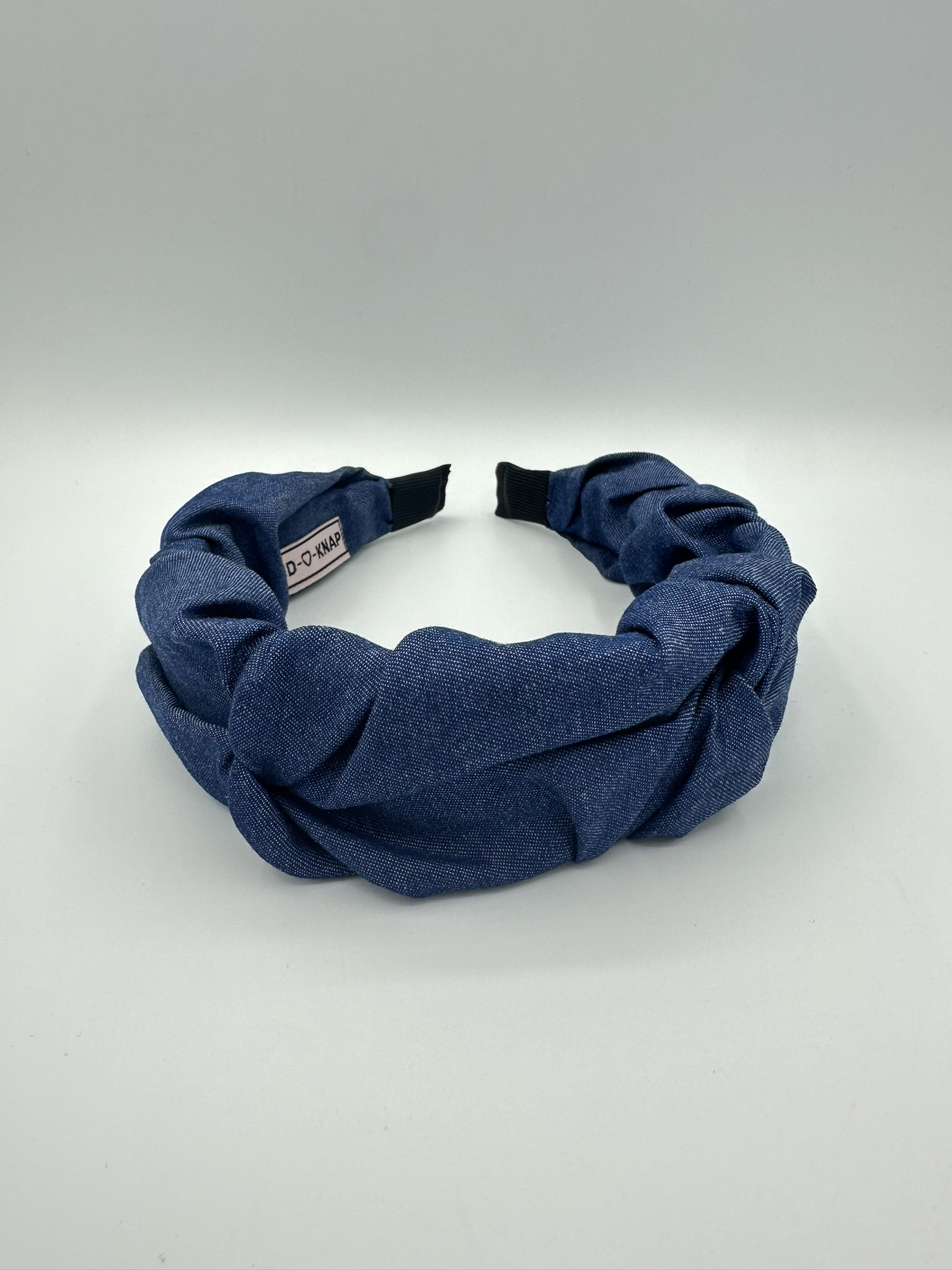 Dames Haarband Denim Donkerblauw Spijkerstof Haarband